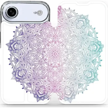 Pouzdro na mobilní telefon Flipové pouzdro Mobiwear - Apple iPhone Air - M008S Mandala (Knížkové flip pouzdro, obal, kryt na mobil Apple iPhone Air - M008S Mandala, materiál Umělá kůže + TPU - ochrana 360°, stojánek, silikonová vanička, magnetické zavírání)