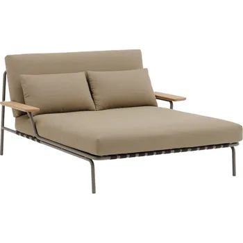 Zahradní lehátko Muuto, Zahradní lehátko Settle, hnědé - Formadore