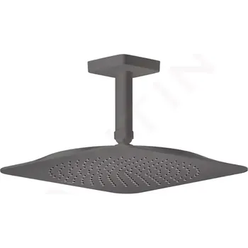 Sprchová hlavice Axor Citterio C Hlavová sprcha 27x27 cm, EcoSmart, kartáčovaný černý chrom, 28793340