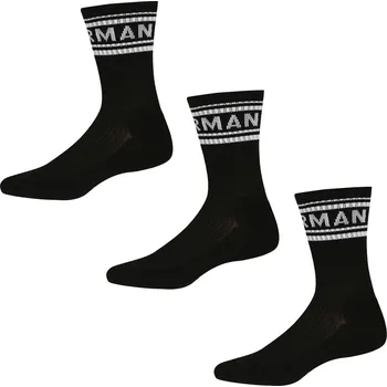 Pánské ponožky set pánské ponožky BEN SHERMAN - BLACK - (3 páry) - 7-11 (40-45) (Ben Sherman 3 Pack Socks)