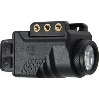 Svítilna Svítilna LA01G na pistoli se zeleným laserem ČERNÁ