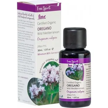 Tělový olej Free Spirit Olej LOVE z divokého středomořského oregana, 30 ml