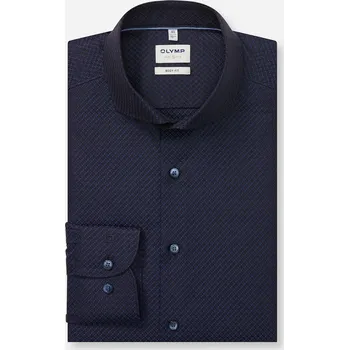Pánská košile Olymp Level Five Body Fit společenská košile 207184 18 Modrá 40