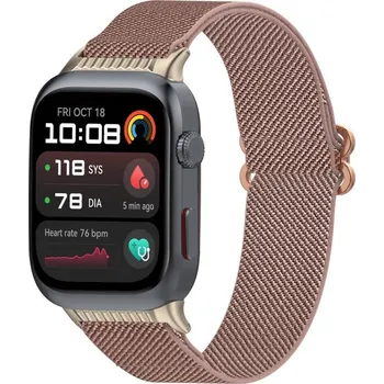 Ostatní příslušenství k chytrým hodinkám VSECHNONAMOBIL 106612 NYLON Elastický řemínek pro Huawei Watch D2 růžový