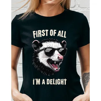 Dámské tričko Dámské tričko - Fredka v brýlích Barva: Černá, Velikost: L