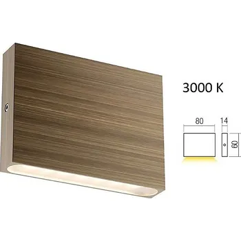 Venkovní osvětlení Redo Group Venkovní světlo Zipper 91087 Redo group 3000K starožitná mosaz