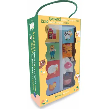 Bystrá hlava Čľup knižka a kocky do kúpeľa Na farme