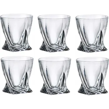 Sklenice Sklenice na whisky Bohemia 340 ml 6 ks Quadro