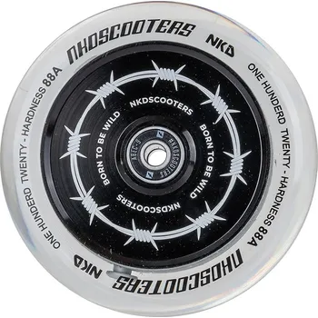 Kolečko ke koloběžce Kolečko NKD Diesel Stunt 120mm transparent black