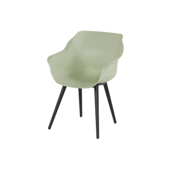 Jídelní židle Sophie Studio s ALU podnoží, plastová,French green HN21681847