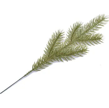 Vánoční dekorace Canea Větvička jehličí 29cm sv. zelená