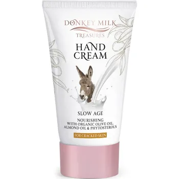 Péče o ruce Donkey Milk Treasures Krém na ruce s oslím mlékem a fytosteroly, zpomalující stárnutí (100 ml)