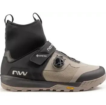Pánské cyklistické tretry Northwave Kingrock Plus Goretex pánské zimní MTB tretry Black/Sand vel. 46