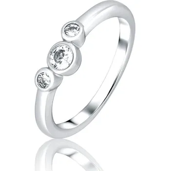 Šperk Prsten JVD SVLR1292X86BI stříbrný