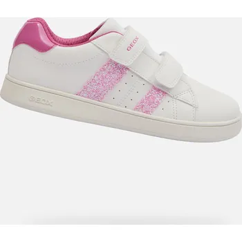 Dívčí tenisky Bílé dívčí tenisky Geox Eclyper - Holky GEOX bílá | růžová | fuchsiová 3433744