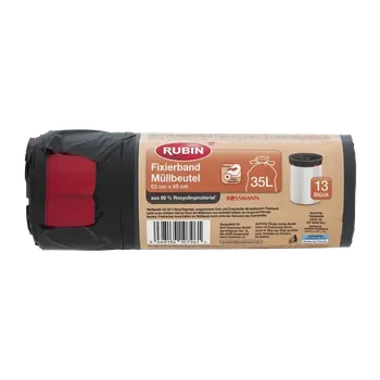Pytle na odpadky RUBIN Pytle na odpad s elastickým lemem 35L 13 ks