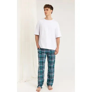 Pánská móda Pyžamo Regina 499 long/r 2XL Z25/26 pánské tmavě modrá XXL