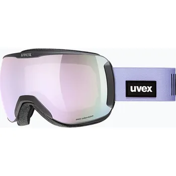Lyžařské brýle UVEX Downhill 2100 CV black matt/mirror lavender green