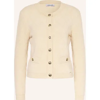 Dámský svetr More & More Dámský Pletený Kardigan, krémová, 34