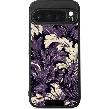 Pouzdro na mobilní telefon Lesklý kryt Mobiwear Glossy - Google Pixel 9 Pro XL - GA46G Fialové rostliny (Prémiové lesklé pouzdro, obal, kryt Mobiwear Glossy na mobil Google Pixel 9 Pro XL - GA46G Fialové rostliny, materiál Plast + TPU silikon - krytí po všech stranách, neošoupateln