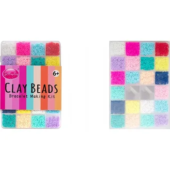 Dětské navlékací korálky Sada barevných korálků