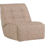 WOOOD Béžové polohovací křeslo Hein