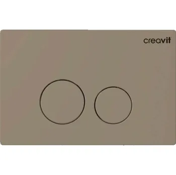 Splachovací tlačítko Splachovací tlačítko Terra pro předstěnové systémy CREAVIT, cappuccino mat GP9002.06