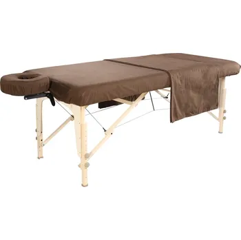 Potah na židli MH Star Sada 3ks bavlněných pokrývek - čokoládová