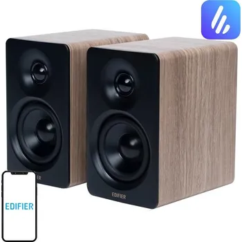 Audio Edifier M60 hnědé 2.0 stolní reproduktory + Doprava ZDARMA