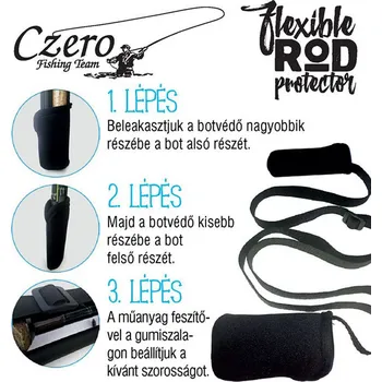 Pouzdro na prut Czero nastavitelný pěnový chránič prutu sumec