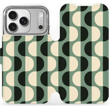 Pouzdro na mobilní telefon Flipové pouzdro Mobiwear - Apple iPhone 17 Pro - VA56S Magické vlnky (Knížkové flip pouzdro, obal, kryt na mobil Apple iPhone 17 Pro - VA56S Magické vlnky, materiál Umělá kůže + TPU - ochrana 360°, stojánek, silikonová vanička, magnetické zavírání)