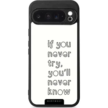 Pouzdro na mobilní telefon Lesklý kryt Mobiwear Glossy - Google Pixel 9 Pro XL - G075G Never know (Prémiové lesklé pouzdro, obal, kryt Mobiwear Glossy na mobil Google Pixel 9 Pro XL - G075G Never know, materiál Plast + TPU silikon - krytí po všech stranách, neošoupatelný potisk,)