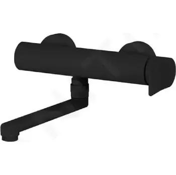 Vodovodní baterie Paffoni Tilt Dřezová baterie, matná černá, TI161NO