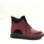 V+J OBUV s.r.o. V+J OBUV 248 630 BORDO/BLACK dámská vycházková obuv Velikost: 39