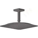 Axor Citterio C Hlavová sprcha 27x27 cm, kartáčovaný černý chrom, 28792340