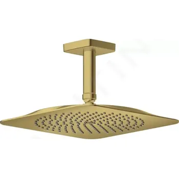 Sprchová hlavice Axor Citterio C Hlavová sprcha 27x27 cm, EcoSmart, leštěný vzhled zlata, 28793990