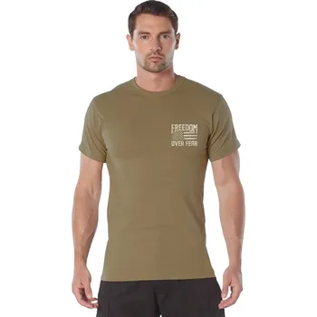 Triko FREEDOM OVER FEAR COYOTE 3XL - Není skladem