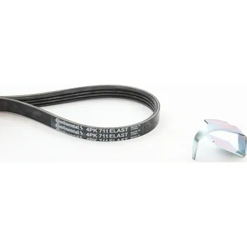 Sada žebrovaných klínových řemenů CONTINENTAL CTAM 4PK711 ELAST T1