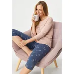 Bavlněné pyžamo Delanie dlouhé