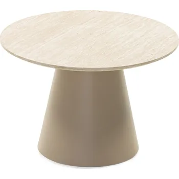 Konferenční stolek Konferenční stolek Sakala 60 cm travertin/béžový