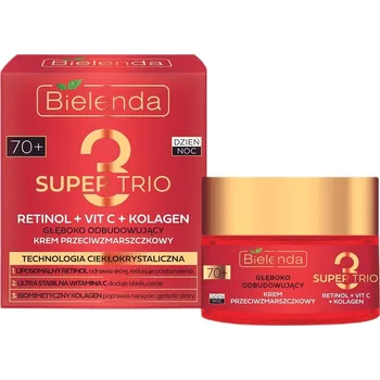 Pleťový krém Bielenda Super Trio hloubkově obnovující krém proti vráskám 70+ 50ml