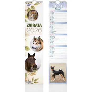 Kalendář Kalendář 2026 vázankový Zvířata