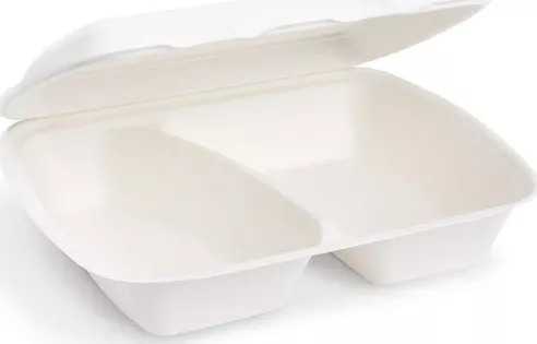 Menu box (cukrová třtina) 2dílný 241 x 202 x 70 mm 1000ml [50 ks]
