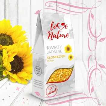 LOVE NATURE Jedlé květiny - Okvětní lístky Slunečnice 15 g