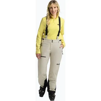 Snowboardové kalhoty Dámské lyžařské kalhoty Jack Wolfskin Flowline Pro 2L Ins pale sand
