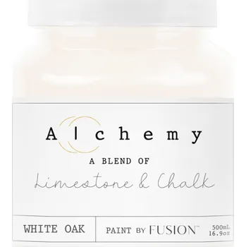 Speciální výtvarná barva Křídová barva s odolností minerální barvy Fusion ALCHEMY - WHITE OAK - 500 ml