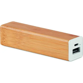 Powerbanka Powerbanka 2200 mAH - bambus 5 bez potisku bez potisku
