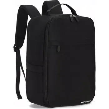 turistický batoh WINGS Cestovní batoh CBP001 pro RYANAIR 40x25x20 BLACK