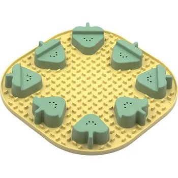 Miska pro psa Fiboo Lízací a čmuchací podložka Snoopy yellow + Fibnoose