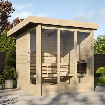Sauna Exteriérová sauna ze skandinávského smrku EMMI - INM-EMMI-1-1